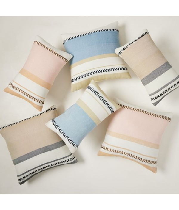 Variegated Block Stripe Indoor/Outdoor Pillow