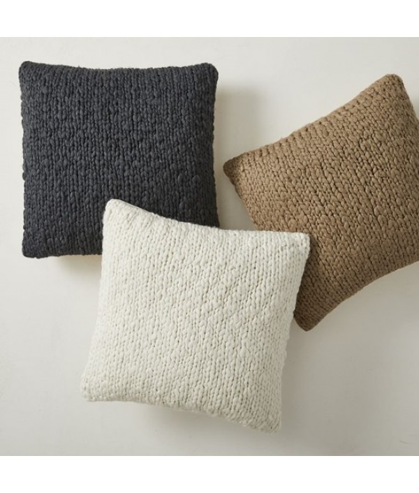Wool Knit Pillow Cover